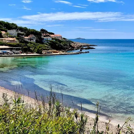 Апартаменты Portissol T1 Rdj Clim Parking Privatif 300m Санари-сюр-Мер