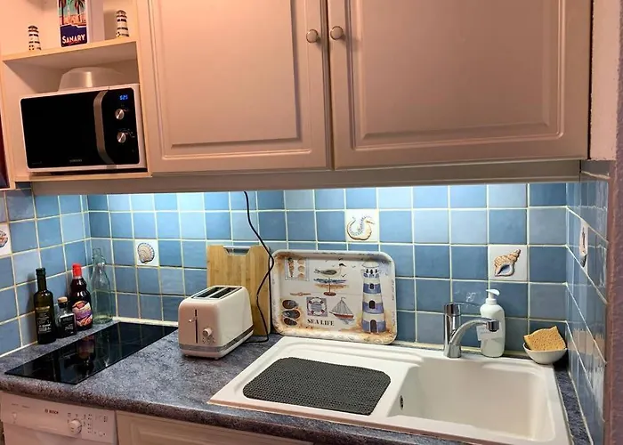 Portissol T1 Rdj Clim Parking Privatif 300m サナリー・シュル・メール