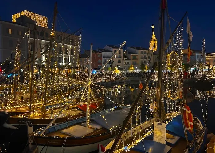 アパート Portissol T1 Rdj Clim Parking Privatif 300m サナリー・シュル・メール